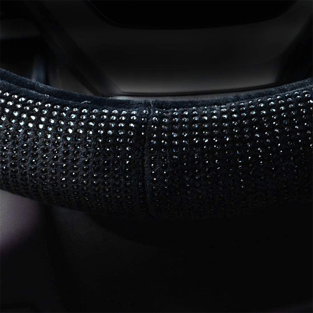 Elevate Your Driving Experience with Our Diamond Steering Wheel Cover